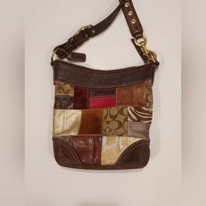 Coach patchwork bag xlnt cond